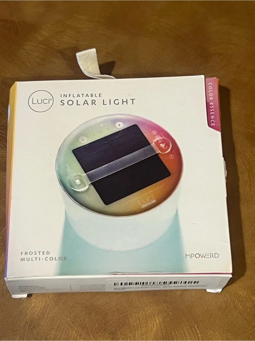 Luci Solar Light, inflatable Multi-Color Lantern w/ handle, tested